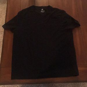 H&M Black V Neck Tee
